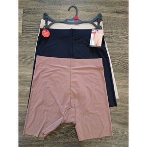 NWT Skinnygirl 3 Pack Laser Shaping Shorts 1X High Shapewear Essential Bodycon